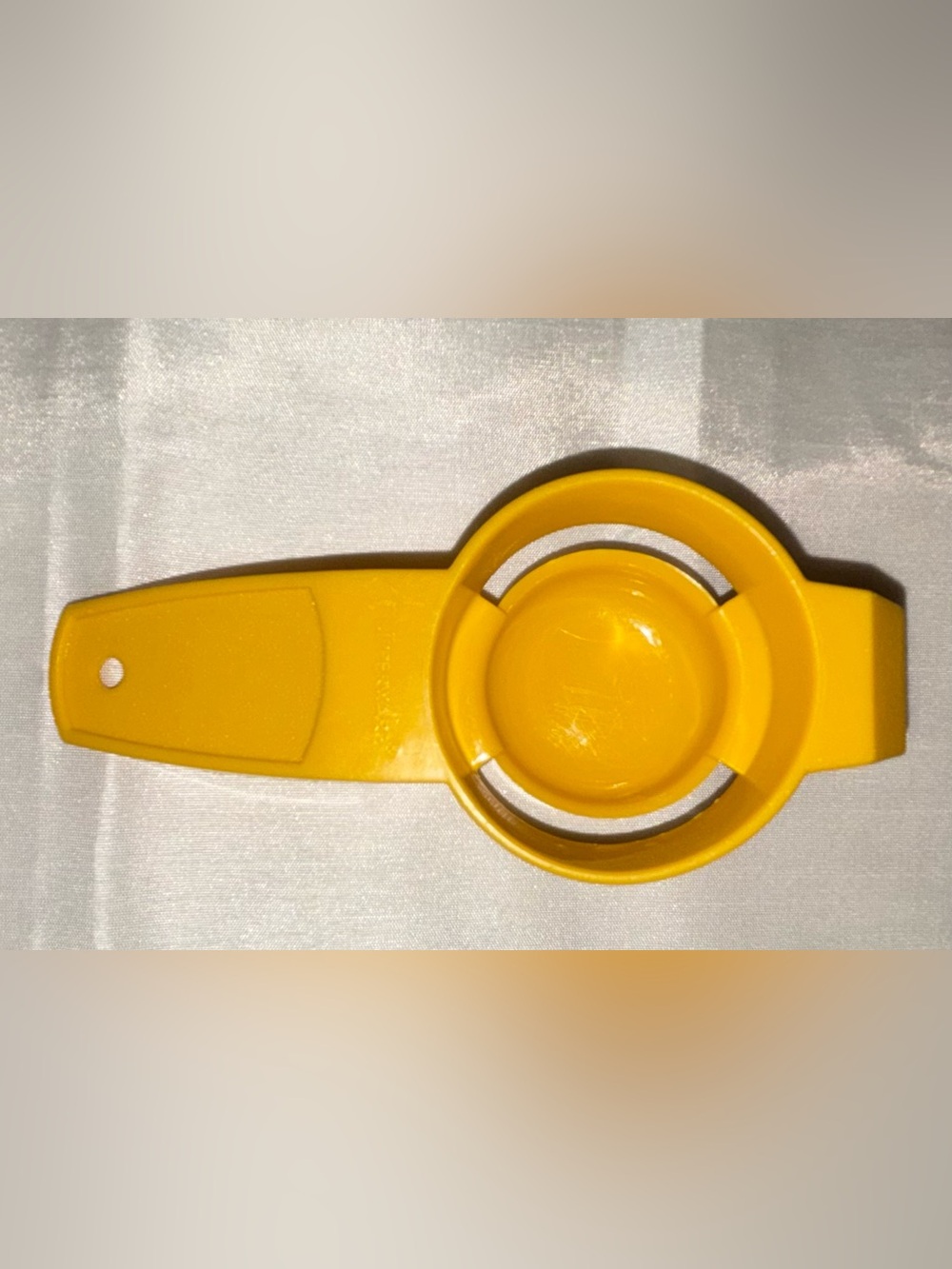 Vintage Yellow Tupperware Yolkster Egg Separator #779
